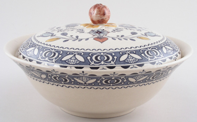 Vegetable Dish with Cover c1980s